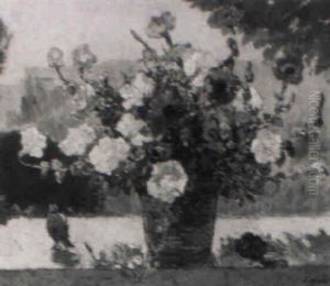 Malvenstraus In Einer Vase Malvenstraus In Einer Vase