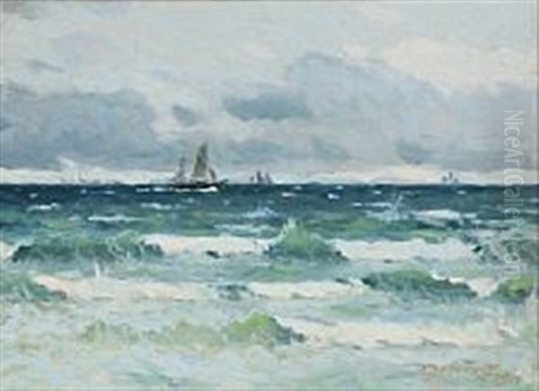 Breakers With Ships In The Horizon - view 1