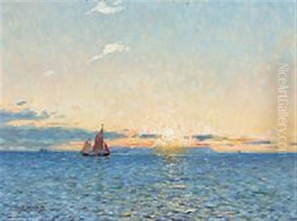 Seascape At Sunrise - view 1