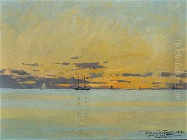Sunset At Kullen - view 1