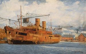 Ship In The Dockyard