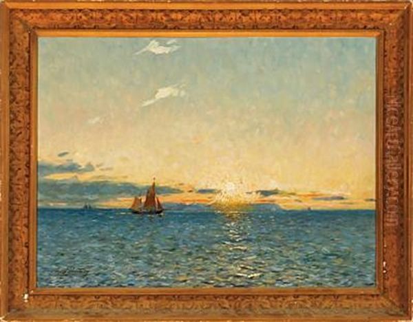Marine At Sunset - view 1