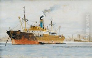 Frachter Vor Anker