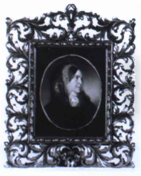 Bildnis Einer Dame Mit Schwarzm Spitzenschleier - view 1