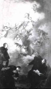The Immaculate Conception Appearing To A Group Of Jesuits