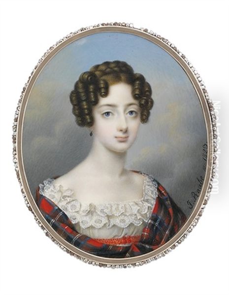 A Young Lady In White Muslin Dress - view 1