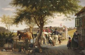 Departure From Home by Peter Johann Raadsig