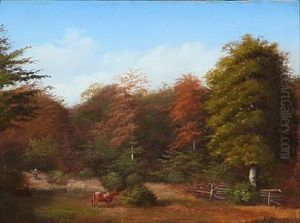 An Autumn Forest by Peter Johann Raadsig