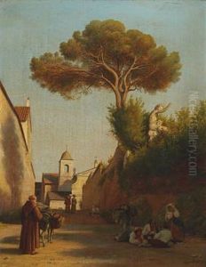 Southern Cityscape With Persons