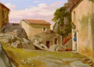 Varm Sommerdag I Cervarro, Italien Varm Sommerdag I Cervarro, Italien