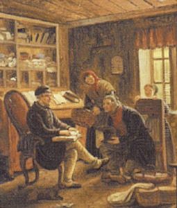 Interior Med Personer by Peter Johann Raadsig