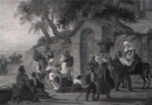 Sydlandsk Folkescenri Ved Alter Sydlandsk Folkescenri Ved Alter
