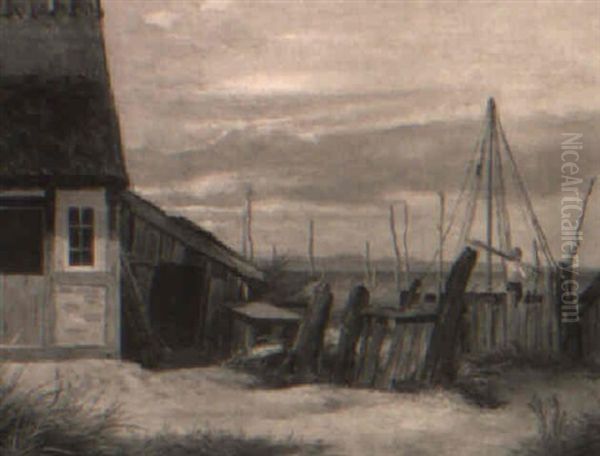 Fisker Ved Et Fiskerhus - view 1