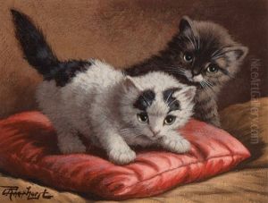 Playing Cats by Cornelis Raaphorst