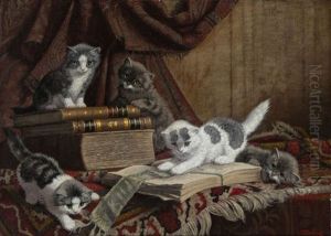 Vijftal Poesjes Bij Boeken by Cornelis Raaphorst