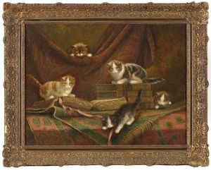 Chatons Jouant Sur De Vieux Livres Chatons Jouant Sur De Vieux Livres