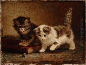 Two Kittens by Cornelis Raaphorst