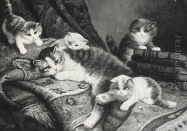 Playing Cats - view 1
