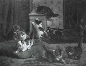 By The Fire Side by Cornelis Raaphorst