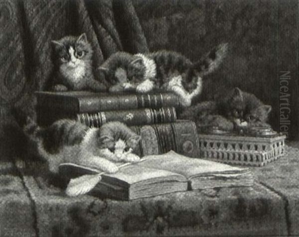 Inquisitive Kittens - view 1