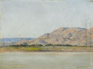 Luxor. Theben-ufer by Max Friedrich Rabes