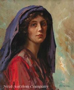 Woman Of The Levant (study) by Max Friedrich Rabes
