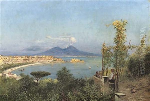 Neapel - Looking Over The Bay Of Napels - view 1