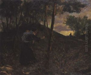 Die Heilige Familie Auf Der Flucht Nach Agypten by Max Friedrich Rabes