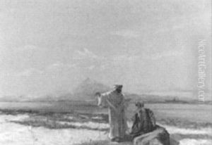Orientalische Flusslandschaft