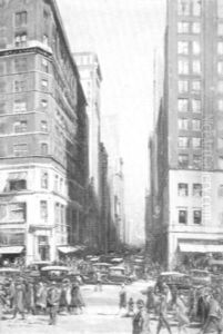 New Yorker Strase Im Jahre 1929