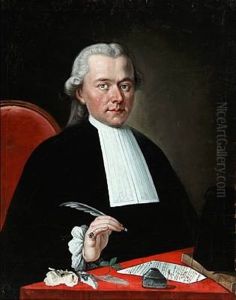Portrait Of Dr. Borcat Francois by Joseph Rabiato