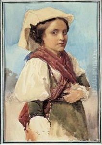 Portrait D'une Paysanne Italienne Portrait D'une Paysanne Italienne