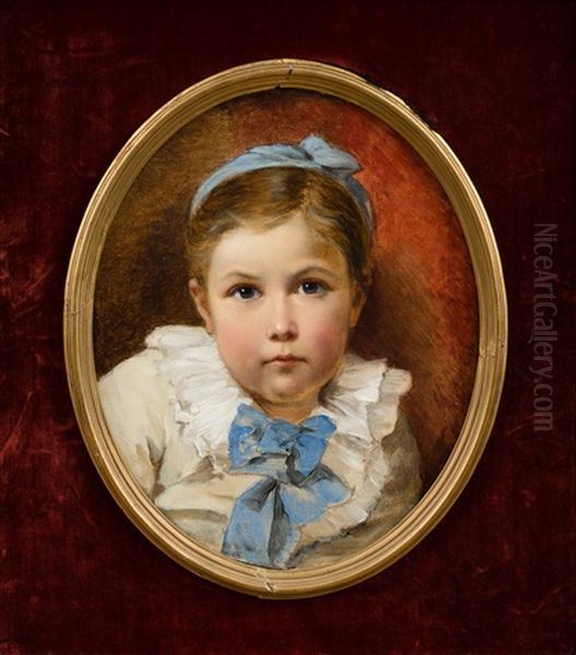 Girl With A Blue Bow - view 1