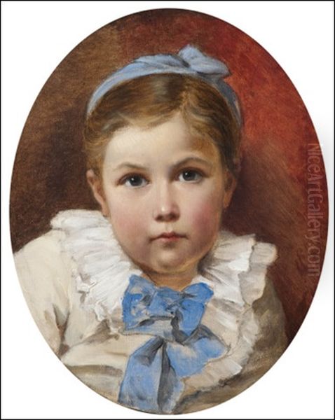 A Girl With A Blue Bow - view 1