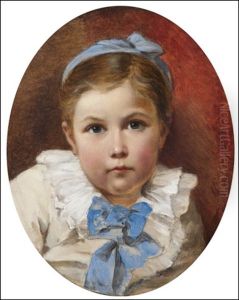 A Girl With A Blue Bow