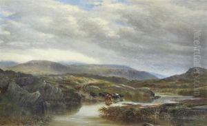 On A Moorland by Charles Walter Radclyffe