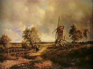 The Old Mill Solihull by Charles Walter Radclyffe