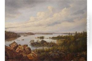 Blick Uber Die Bucht Von Vyborg, Russland Blick Uber Die Bucht Von Vyborg, Russland