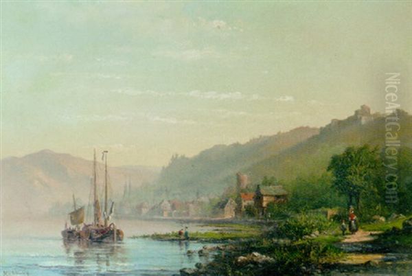 A Rhenish River Landscape - view 1