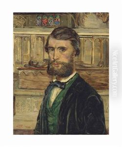 Self-portrait Of The Artist As A Young Man by Edward Radford