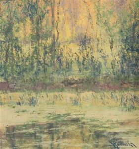 A Forest Pool by Vaclav Radimsky