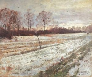 Zimni Krajina (motiv Z Brollesu) by Vaclav Radimsky