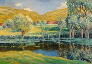 Flusslandschaft Flusslandschaft