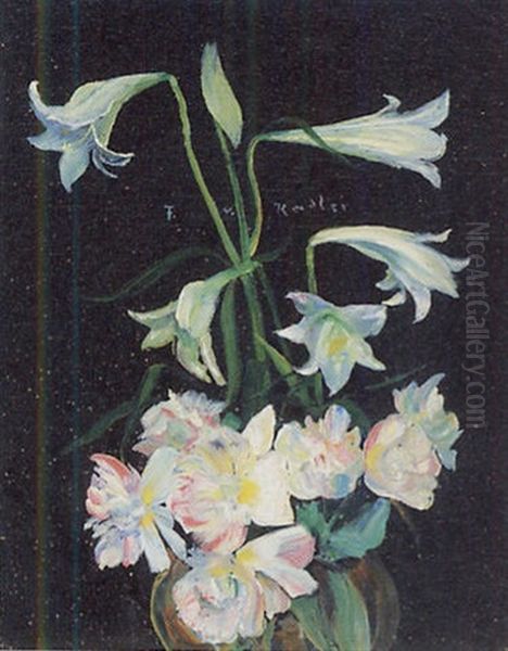 Lilien Und Pfingstrosen - view 1