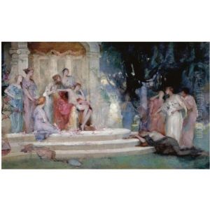 Sketch For Psyche Before The Throne Of Venus