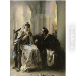 Ellen Terry And Henry Irving As Abelard And Heloise, Lost Faith by Henrietta Rae