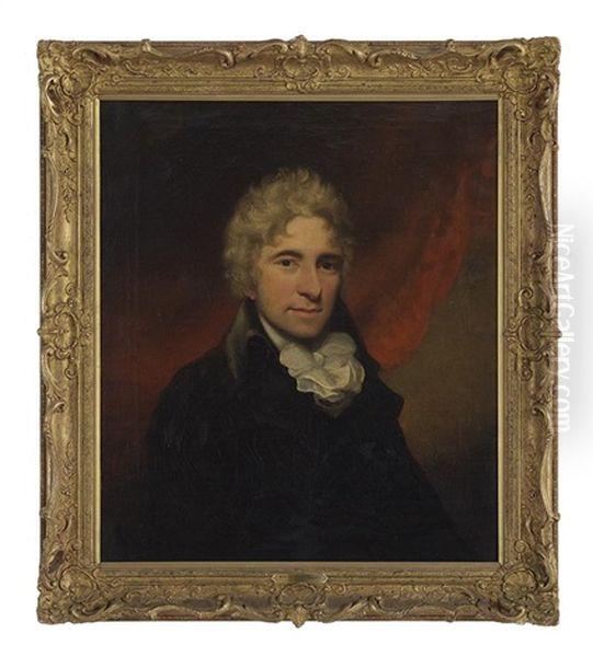 Portrait Of A Gentleman In A White Silk Cravat - view 1