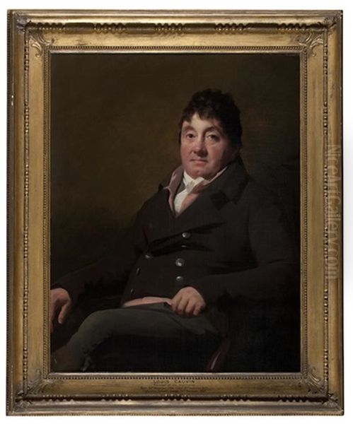 Three-quarter Length Portrait Of Louis Cauvin In Brown Coat - view 1
