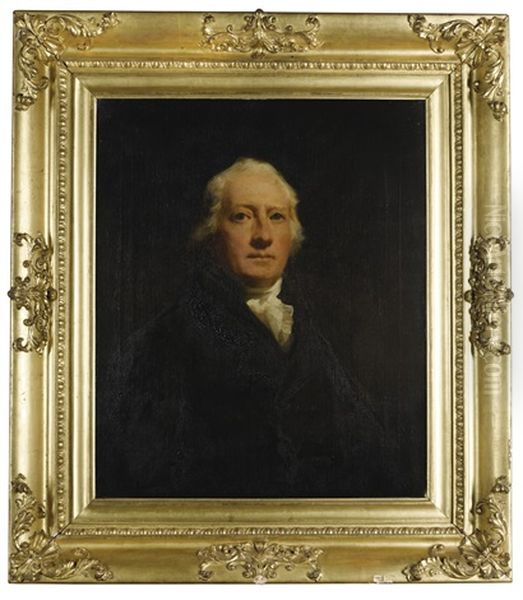 Portrait Of Sir John Belsches Wishart, Later Stuart, 3rd Bt. (1752-1821), Half-length, Wearing A Black Coat With A White Stock - view 1