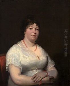 Portrait Of A Woman With Rose Quartz Jewelry by Sir Henry Raeburn